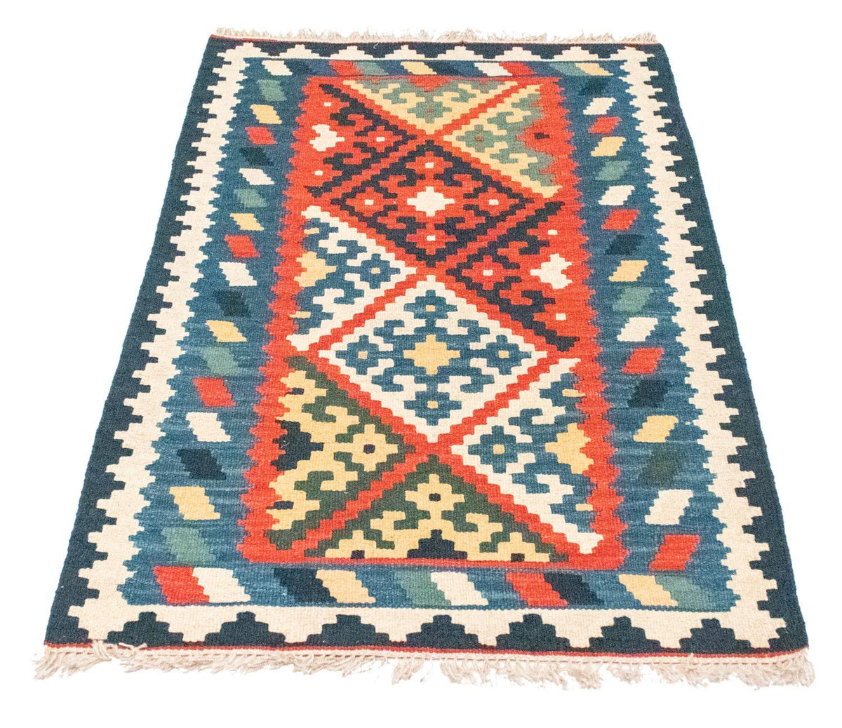 Kelim Rug - Oriental - 121 x 83 cm - blue