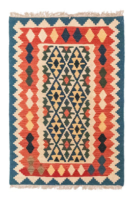 Kelim Rug - Oriental - 124 x 84 cm - multicolored