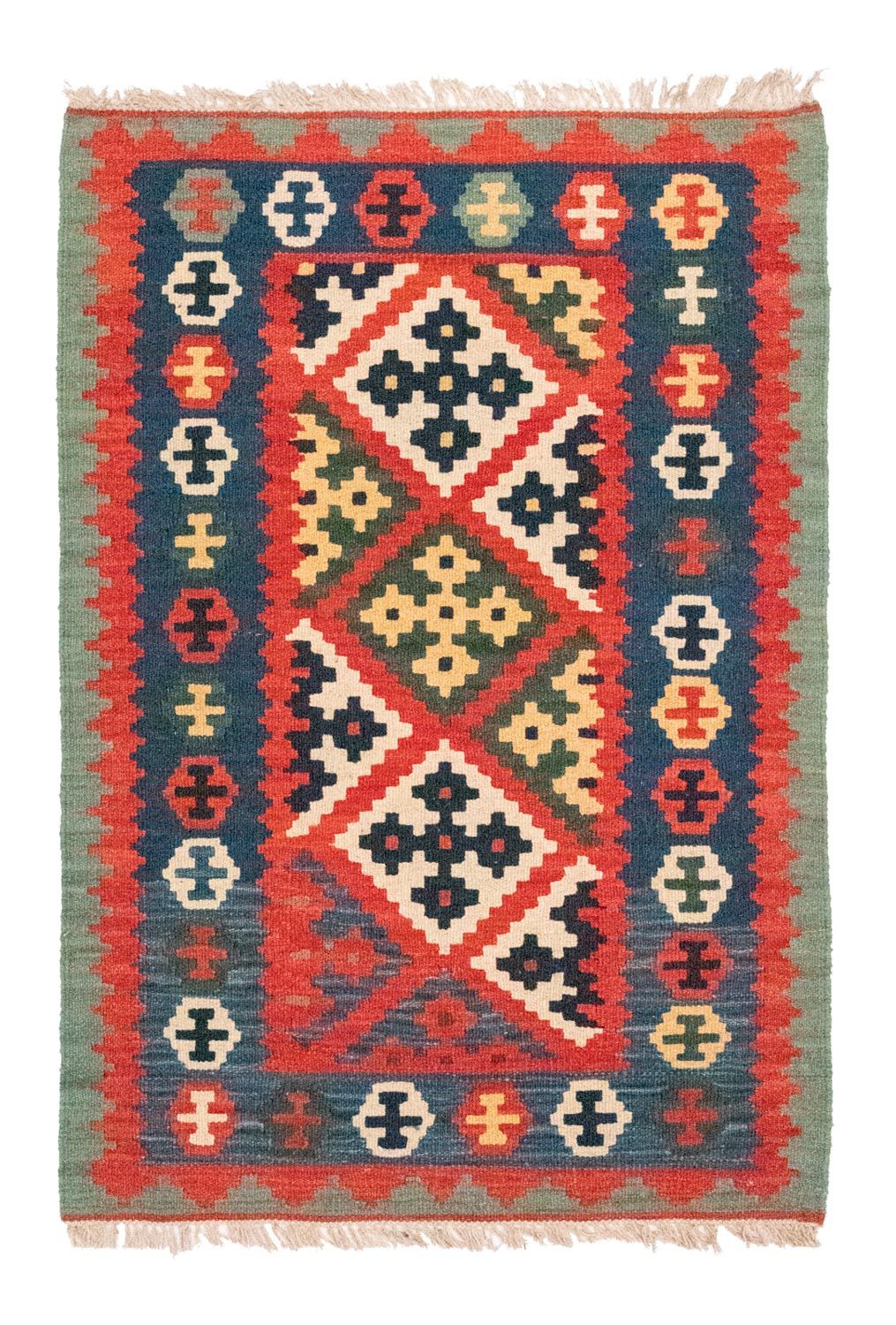 Kelim Rug - Oriental - 129 x 87 cm - multicolored