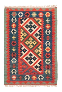 Kelim Rug - Oriental - 129 x 87 cm - multicolored