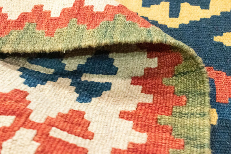 Kelim Rug - Oriental - 121 x 80 cm - blue