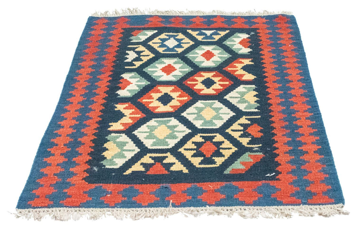 Kelim Rug - Oriental - 122 x 82 cm - blue