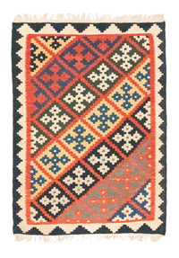Kelim Rug - Oriental - 122 x 90 cm - orange