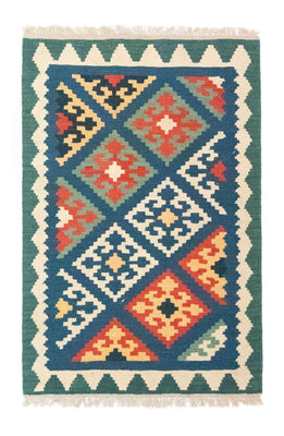 Kelim Rug - Oriental - 123 x 84 cm - blue