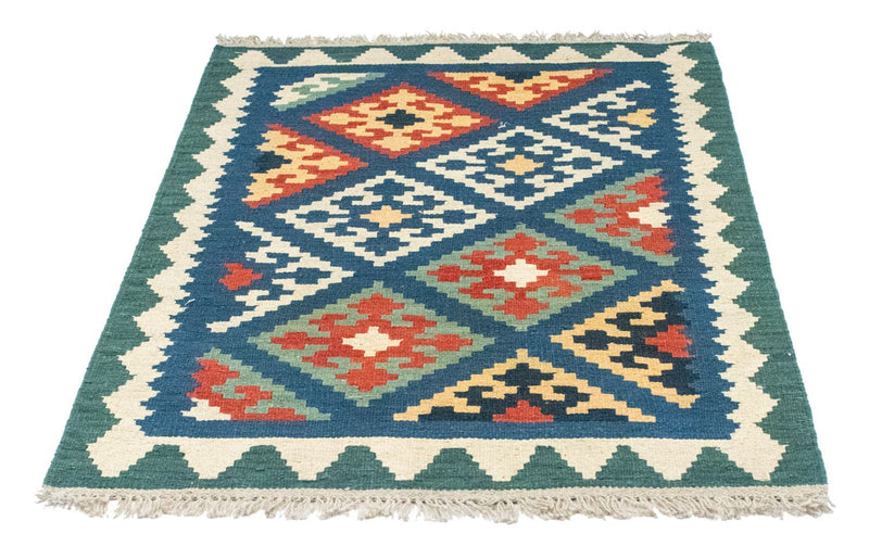 Kelim Rug - Oriental - 123 x 84 cm - blue