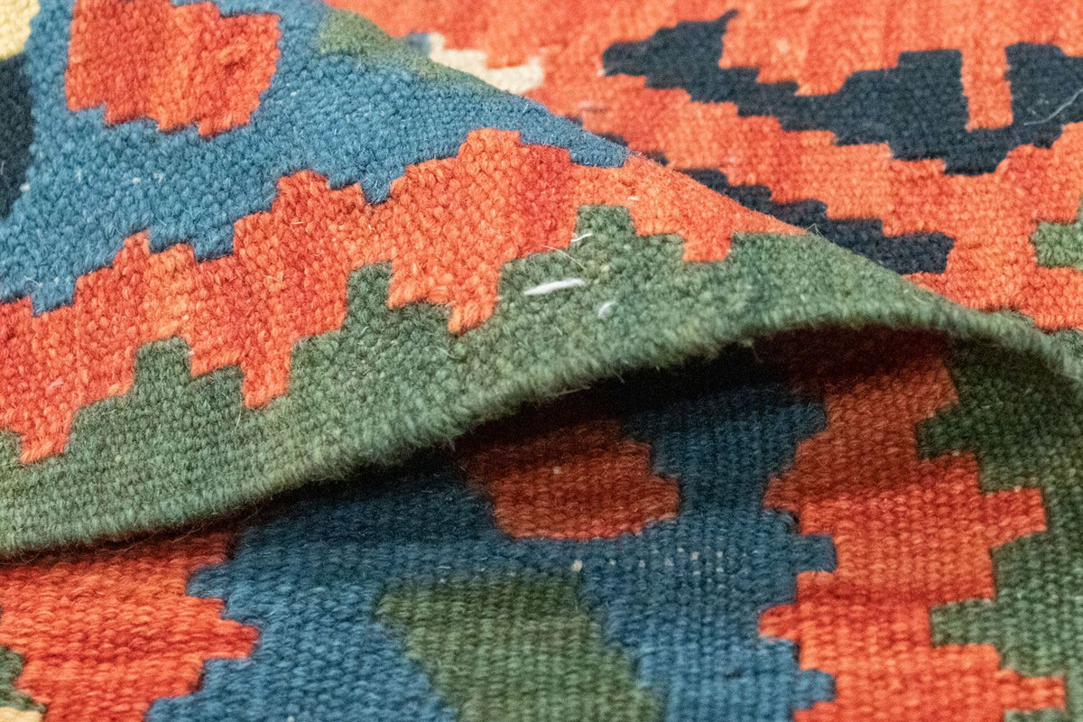 Kelim Rug - Oriental - 126 x 83 cm - orange
