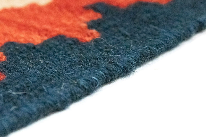 Kelim Rug - Oriental - 126 x 83 cm - blue