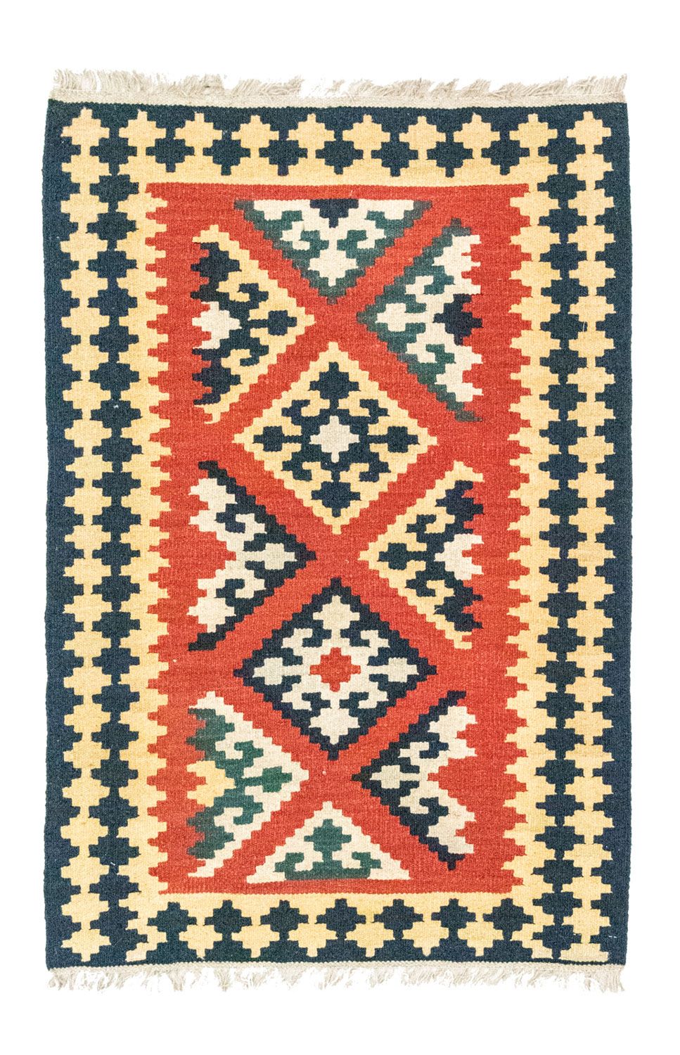 Kelim Rug - Oriental - 127 x 84 cm - orange