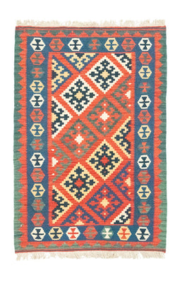 Kelim Rug - Oriental - 126 x 85 cm - orange