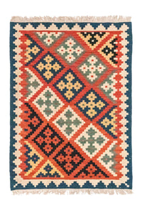 Kelim Rug - Oriental - 118 x 85 cm - orange