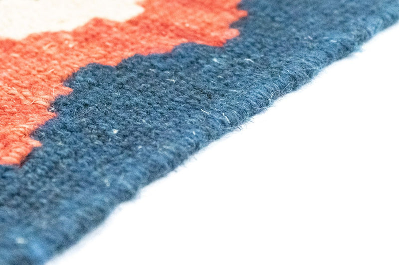 Kelim Rug - Oriental - 121 x 80 cm - blue