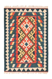 Kelim Rug - Oriental - 124 x 80 cm - orange