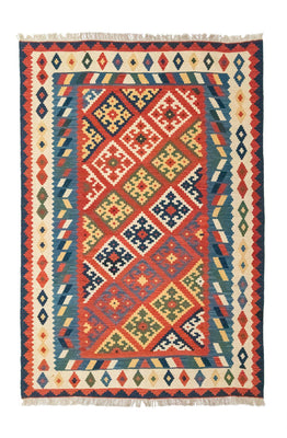 Kelim Rug - Oriental - 254 x 170 cm - red