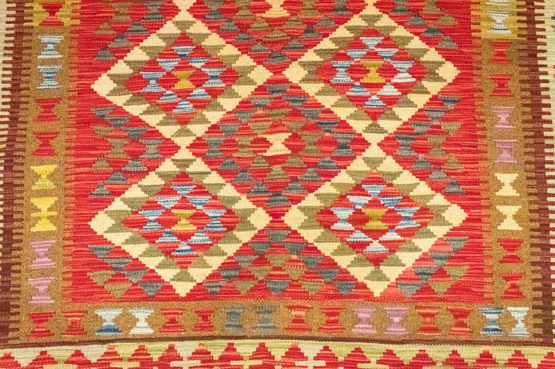 Kelim Rug - Oriental - 242 x 156 cm - orange