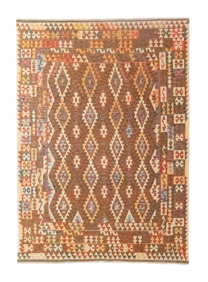 Kelim Rug - Oriental - 295 x 202 cm - brown