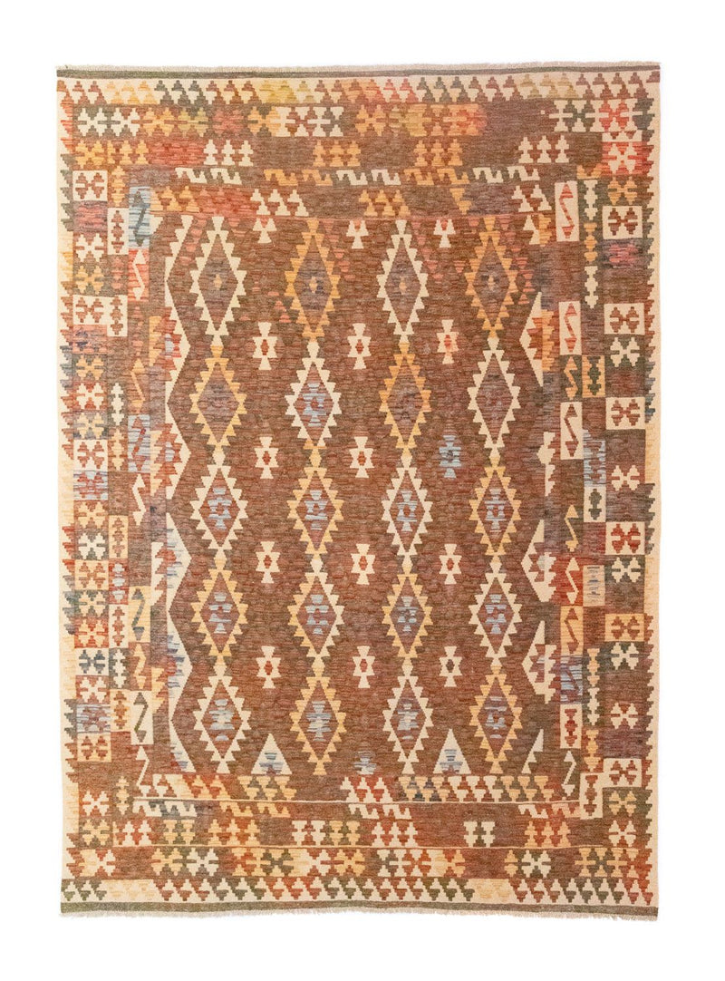 Kelim Rug - Oriental - 295 x 202 cm - brown