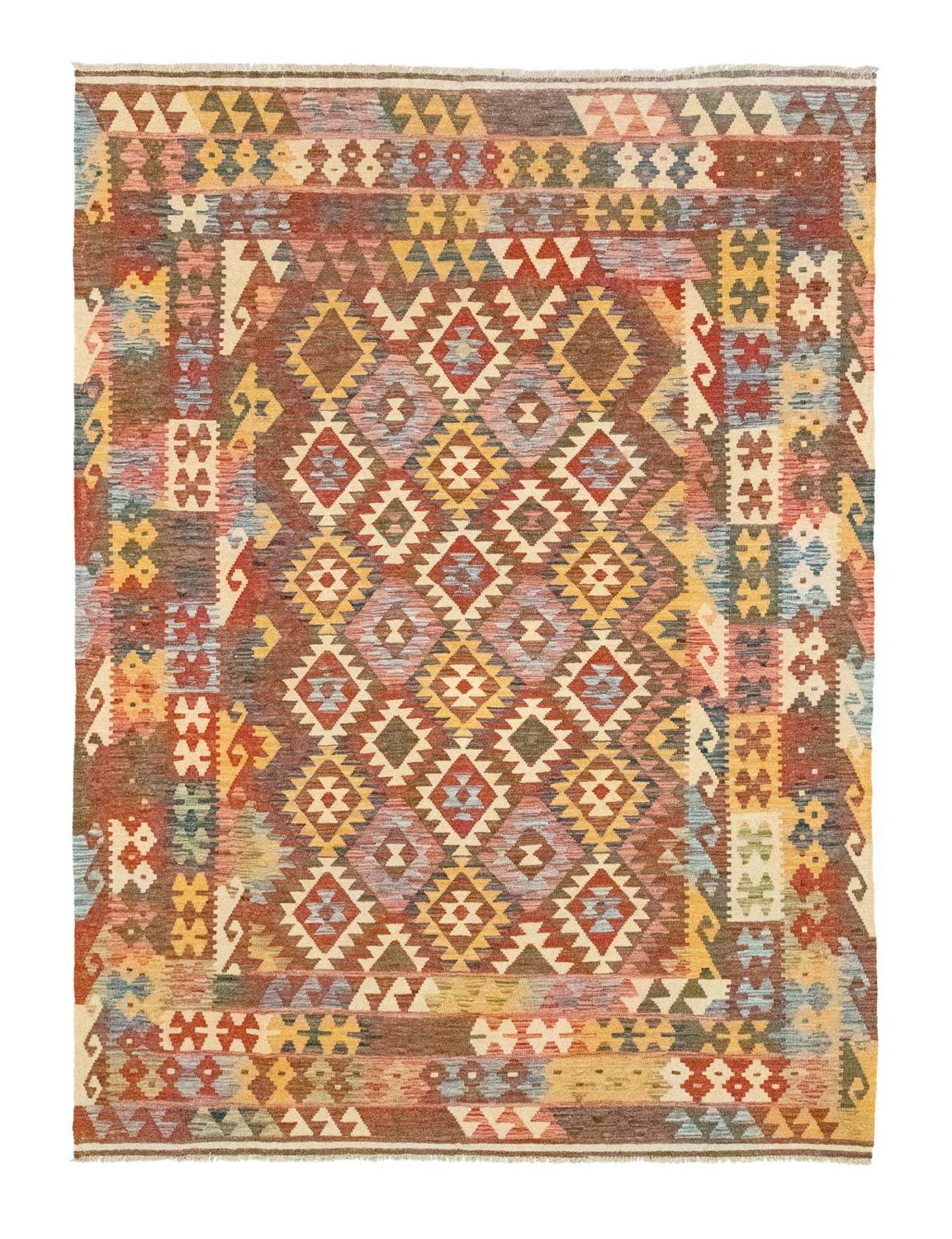 Kelim Rug - Oriental - 300 x 207 cm - brown