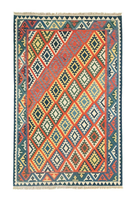 Kelim Rug - Oriental - 300 x 208 cm - orange