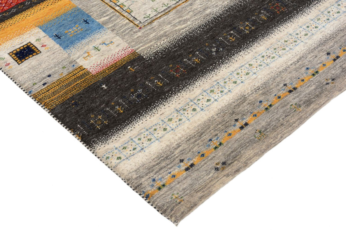 Gabbeh Rug - Loribaft Indus - 241 x 174 cm - multicolored