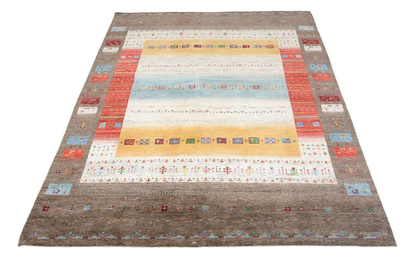 Gabbeh Rug - Loribaft Indus - 203 x 146 cm - multicolored