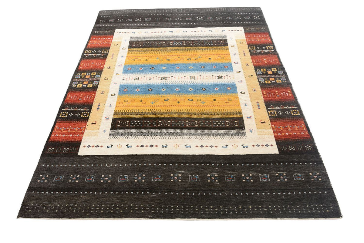Gabbeh Rug - Loribaft Indus - 212 x 143 cm - multicolored