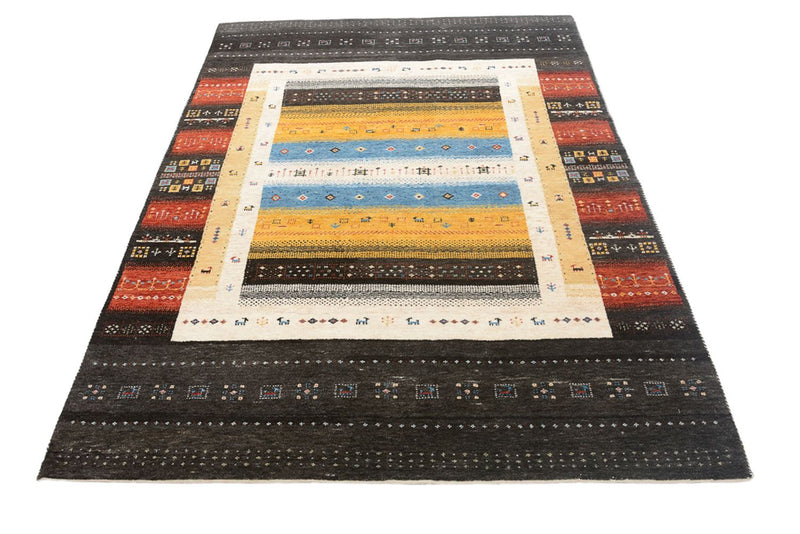 Gabbeh Rug - Loribaft Indus - 212 x 143 cm - multicolored