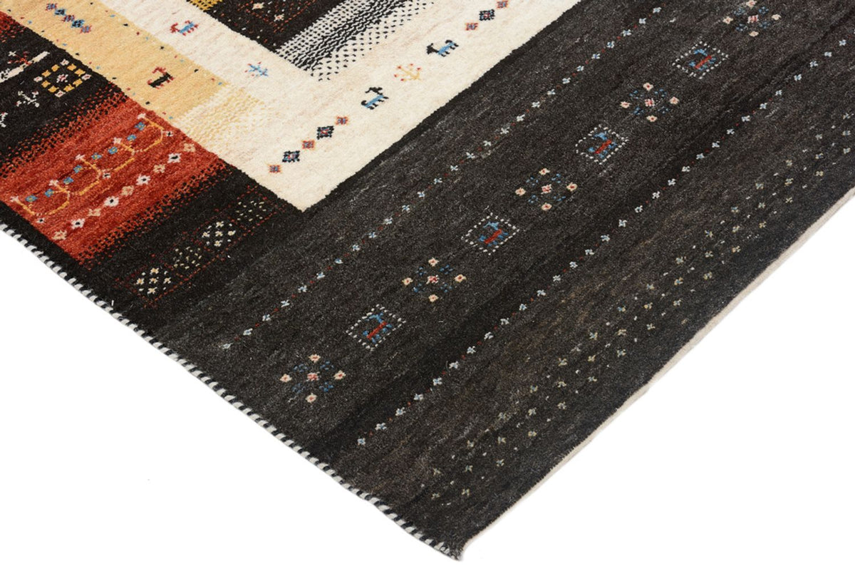 Gabbeh Rug - Loribaft Indus - 212 x 143 cm - multicolored