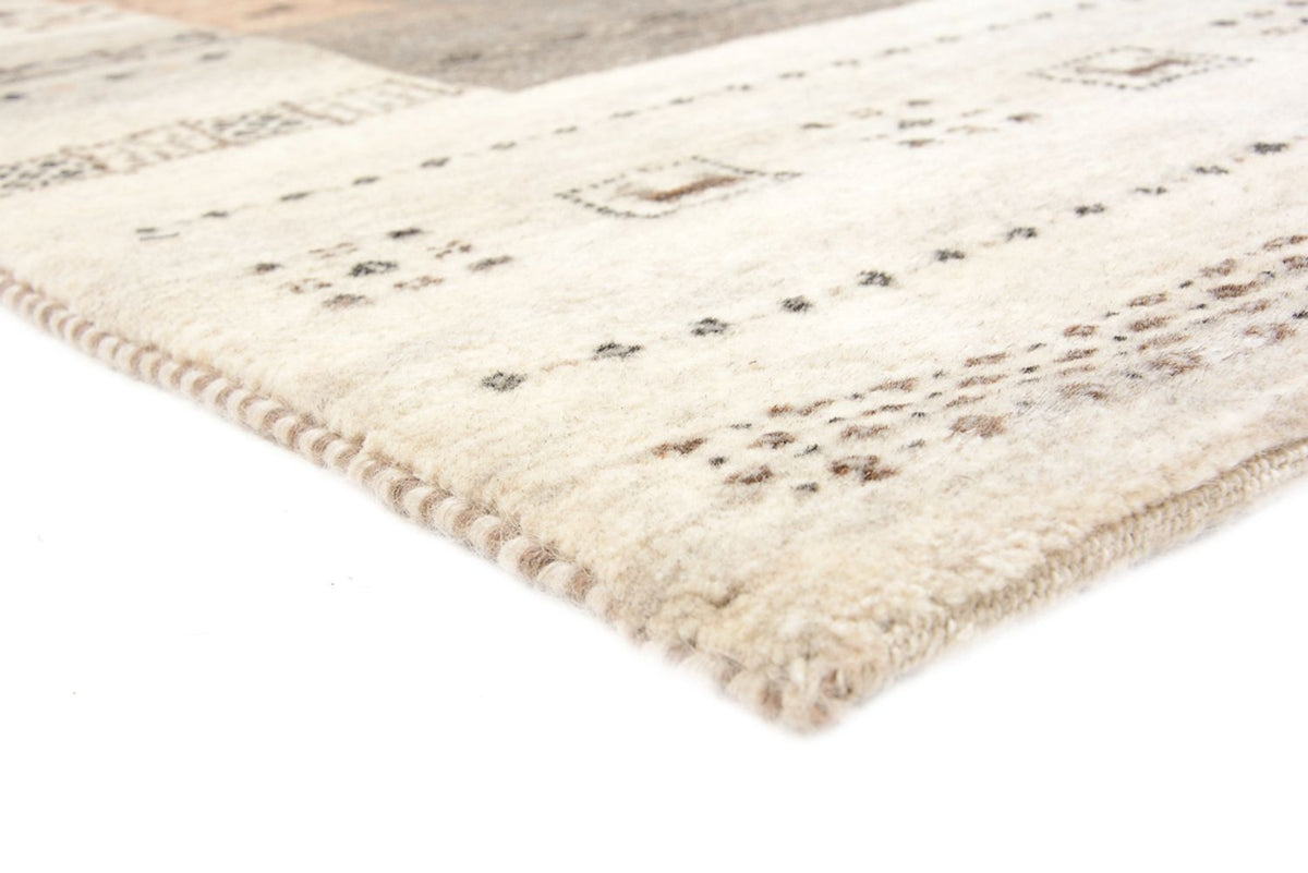 Gabbeh Rug - Loribaft Indus - 201 x 140 cm - dark beige