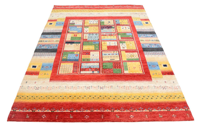 Gabbeh Rug - Loribaft Indus - 236 x 169 cm - multicolored