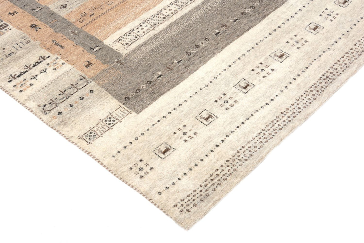 Gabbeh Rug - Loribaft Indus - 299 x 205 cm - dark beige
