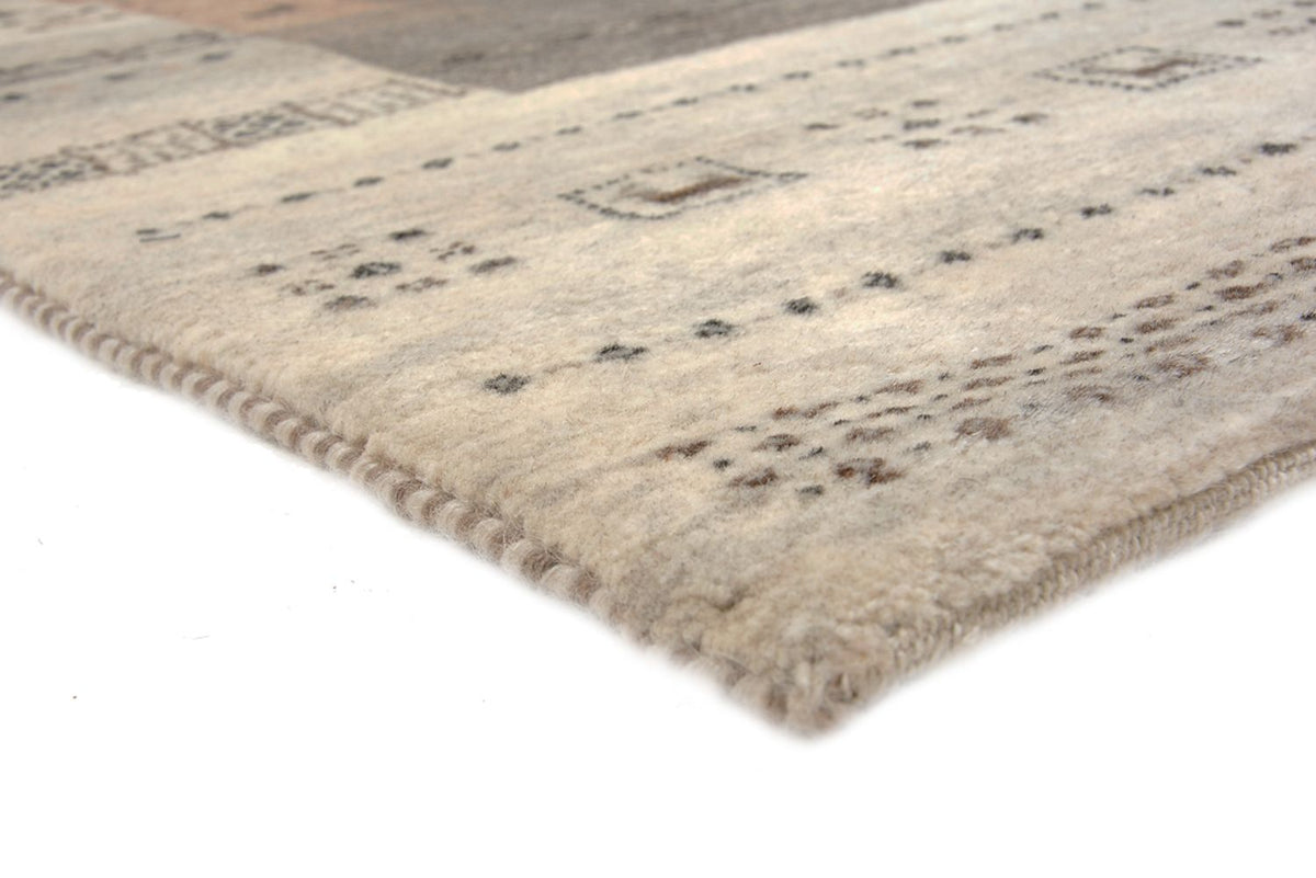 Gabbeh Rug - Loribaft Indus - 302 x 248 cm - dark beige