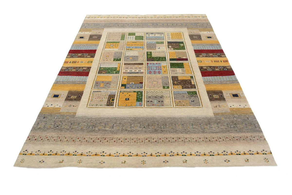 Gabbeh Rug - Loribaft Indus - 241 x 174 cm - multicolored