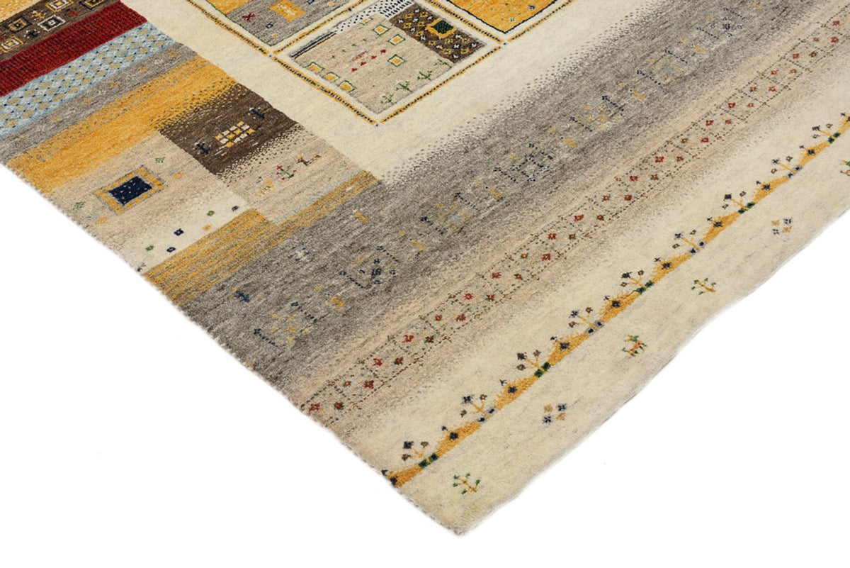 Gabbeh Rug - Loribaft Indus - 241 x 174 cm - multicolored