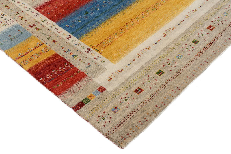 Gabbeh Rug - Loribaft Indus - 236 x 173 cm - multicolored