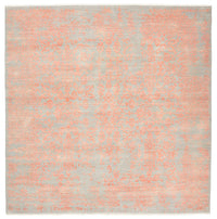 Designer Rug square  - 248 x 247 cm - orange