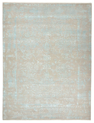 Designer Rug - 401 x 307 cm - light blue