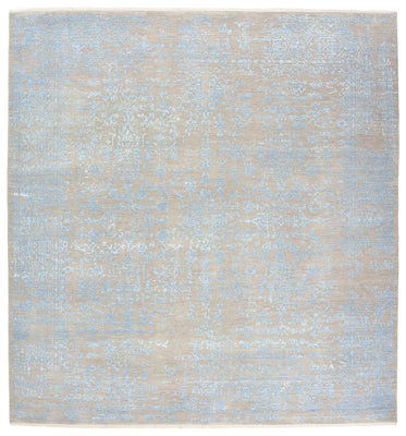 Designer Rug - 289 x 274 cm - light blue