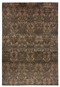 Designer Rug - 302 x 204 cm - dark brown