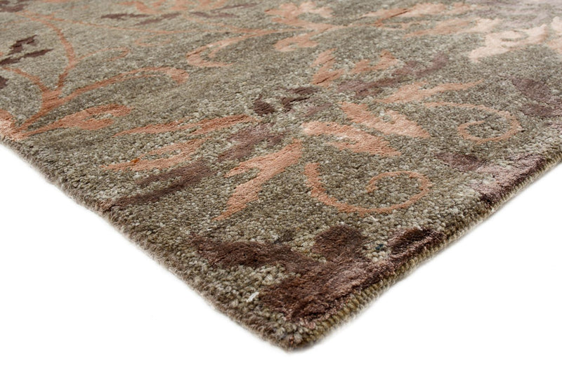 Designer Rug - 302 x 204 cm - dark brown