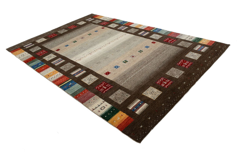 Gabbeh Rug - Loribaft Indus - 308 x 203 cm - multicolored