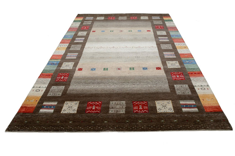 Gabbeh Rug - Loribaft Indus - 308 x 203 cm - multicolored