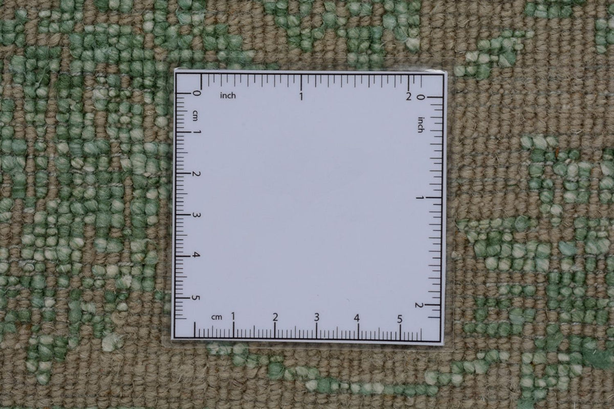 Designer Rug - 326 x 248 cm - olive green