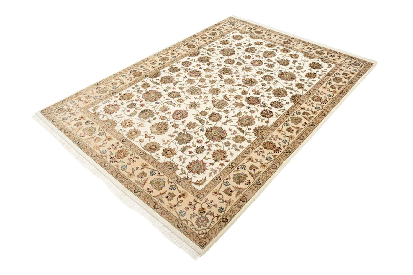 Indo Tabriz Rug 210x153cm - Oriental Rug