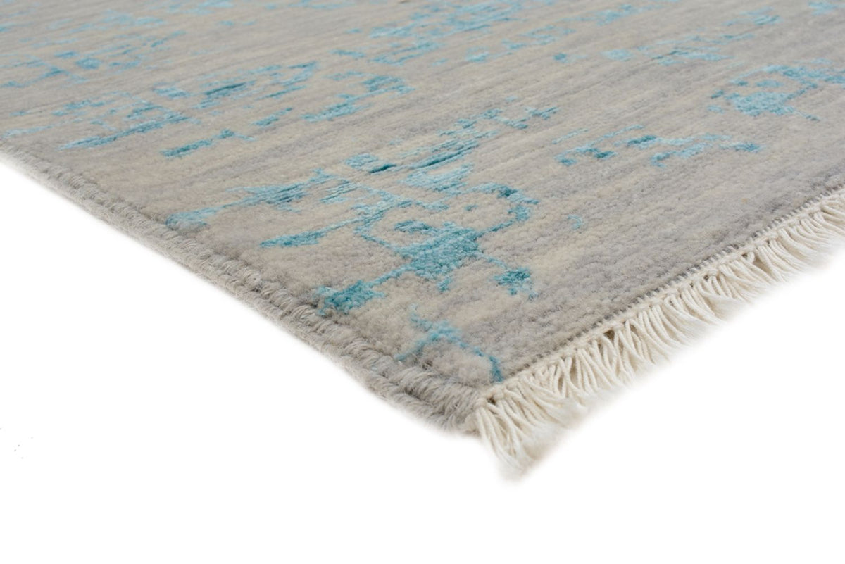 Designer Rug square  - 249 x 249 cm - light blue