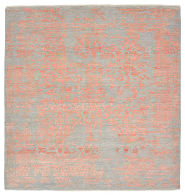 Designer Rug square  - 257 x 249 cm - orange