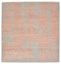 Designer Rug square  - 257 x 249 cm - orange