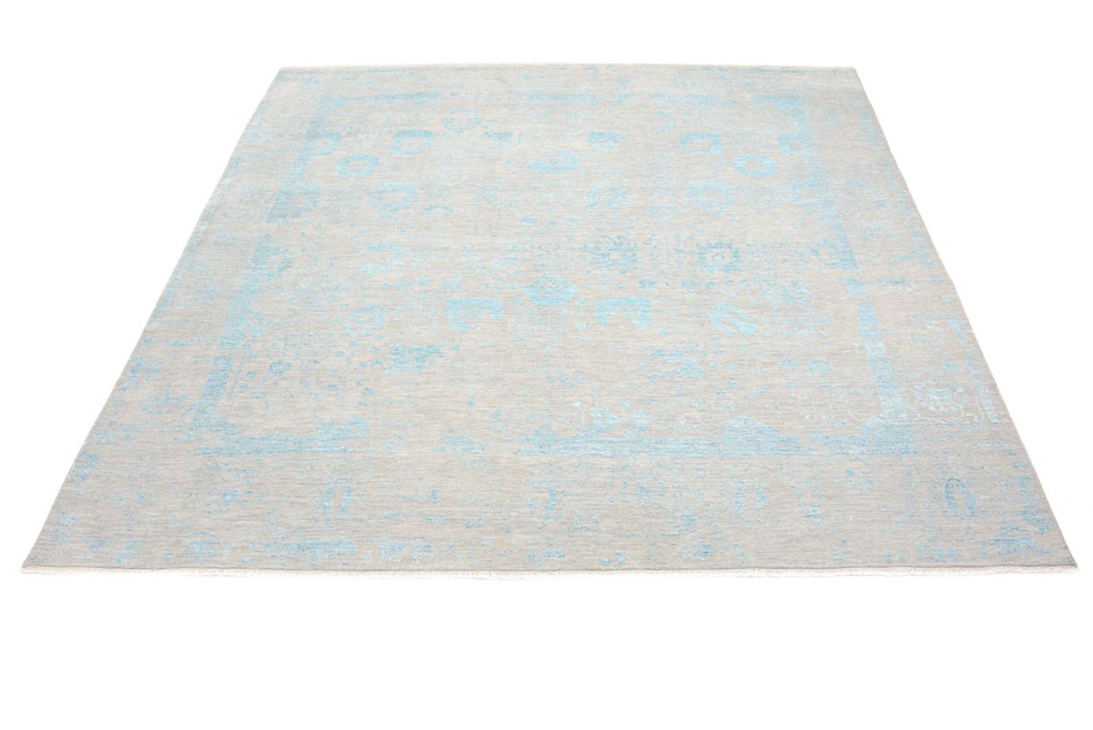 Designer Rug square  - 301 x 301 cm - light blue