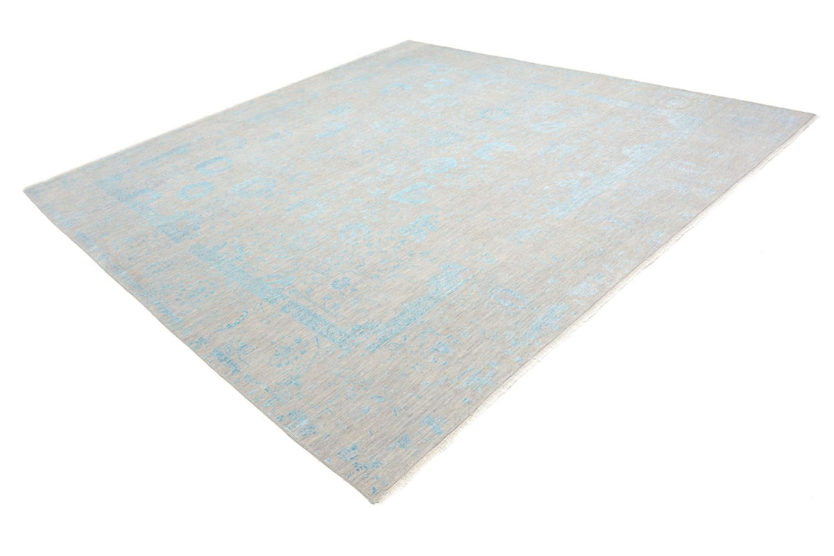 Designer Rug square  - 301 x 301 cm - light blue