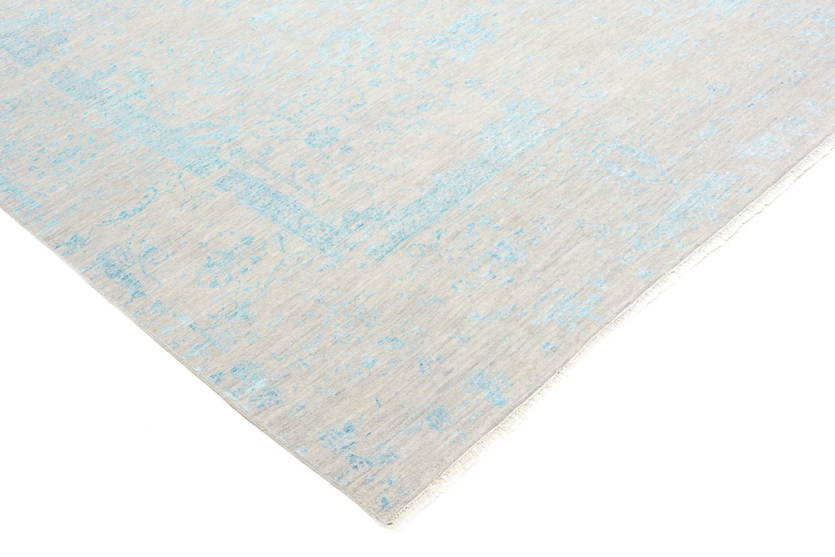 Designer Rug square  - 301 x 301 cm - light blue