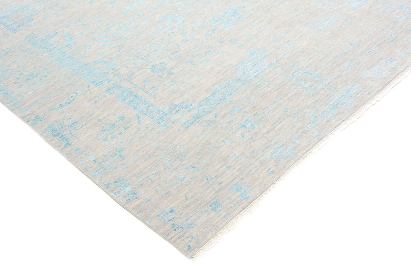 Designer Rug square  - 301 x 301 cm - light blue